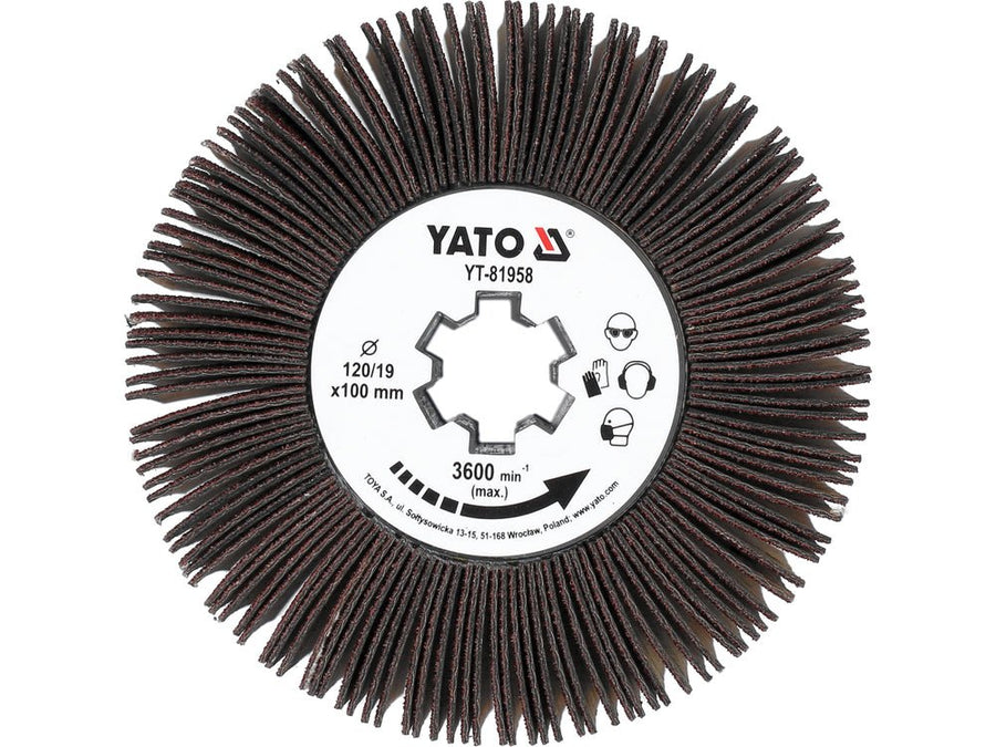 BROSSE A TOMBOUR A LAMELLE P120 POUR YT-81956 — YATO YT-81958 - SME IMPORT