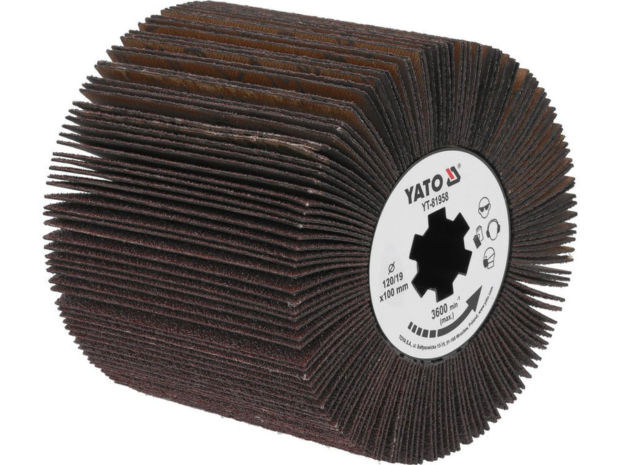 BROSSE A TOMBOUR A LAMELLE P120 POUR YT-81956 — YATO YT-81958 - SME IMPORT