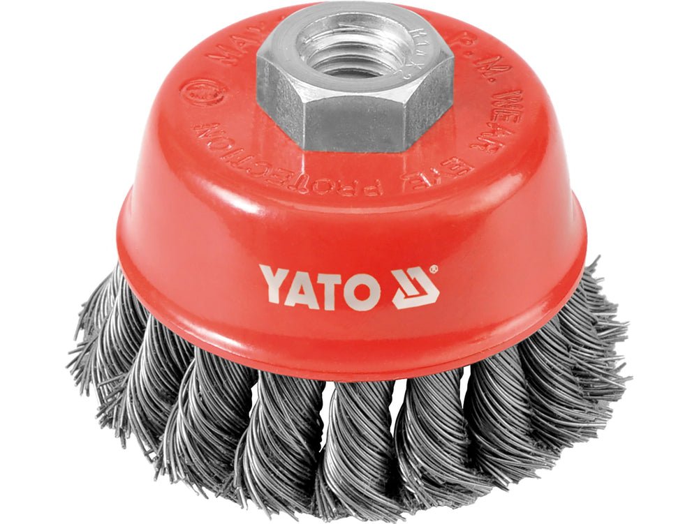 BROSSE BOISSEAUX M14 60MM FIL TRESSE — YATO YT-4767 - SME IMPORT