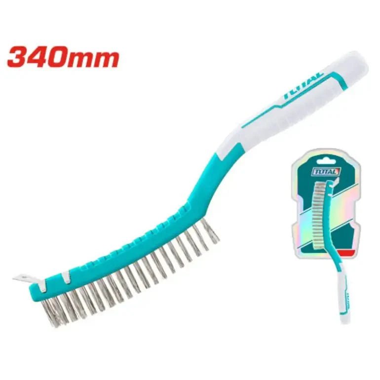 Brosse mtq 340 mm puissante pour nettoyage grilles TOTAL TAC38051 - SME IMPORT