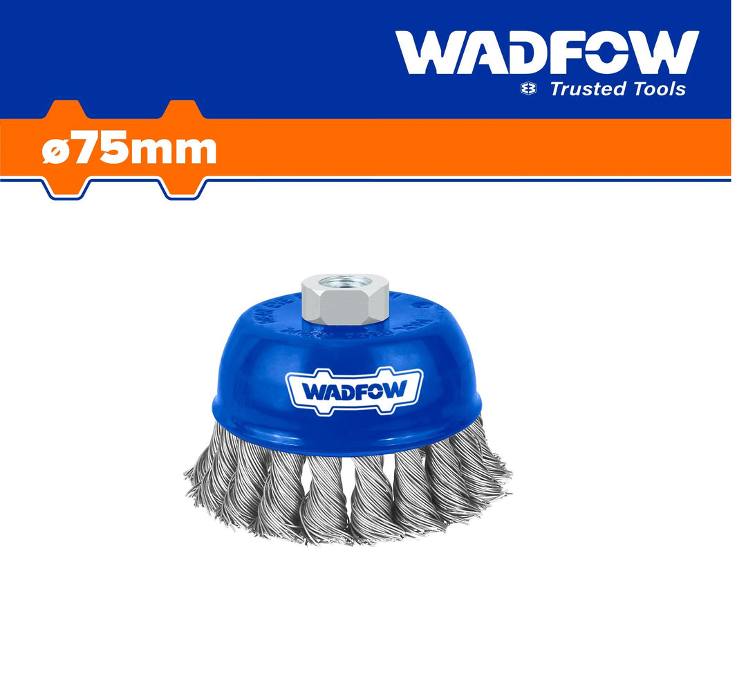 Brosse mtq torsadee 75 WADFOW WCE2401 - SME IMPORT