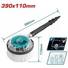 Brosse rotative 110 mm pour nettoyeur TOTAL rapide puissance fiable THRB8702 - SME IMPORT