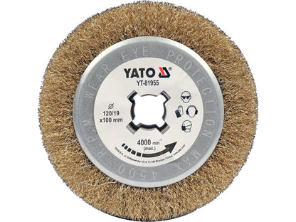 BROSSE SATINER A TAMPOUR 120X100X19MM — YATO YT-81955 - SME IMPORT
