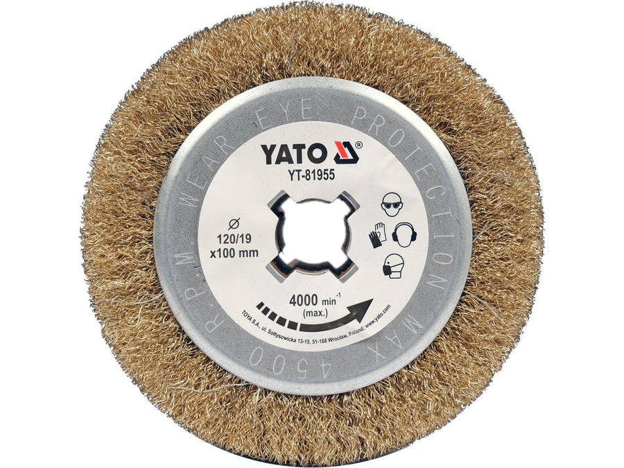 BROSSE SATINER A TAMPOUR 120X100X19MM — YATO YT-81955 - SME IMPORT