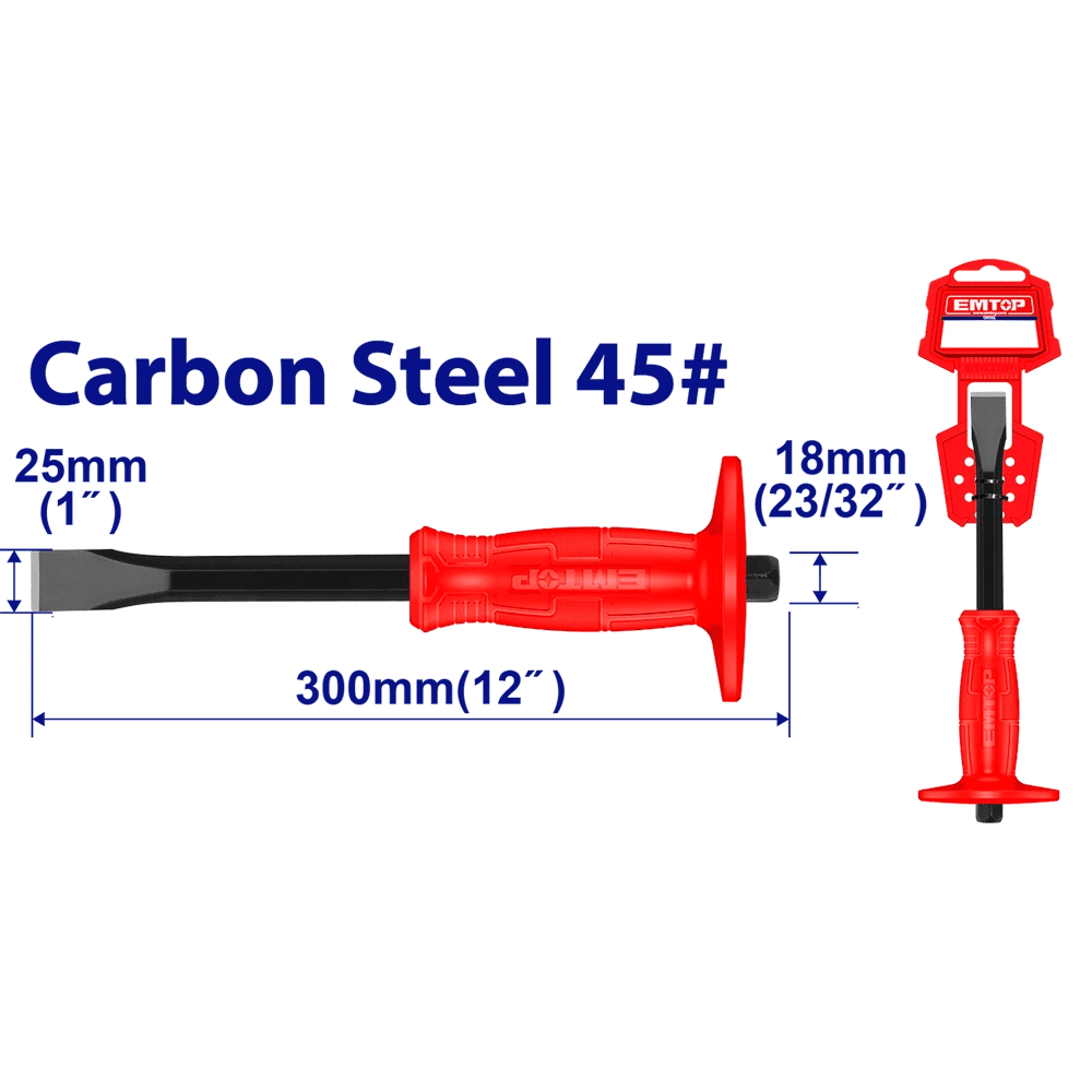 Burin de macon plat 300 a protec EMTOP ECCL251801 - SME IMPORT