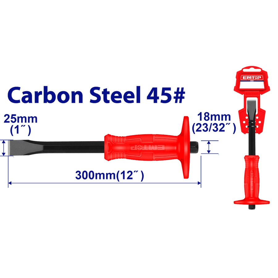 Burin de macon plat 300 a protec EMTOP ECCL251801 - SME IMPORT