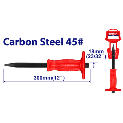 Burin de macon POINT300 a protecn EMTOP ECCL041801 - SME IMPORT