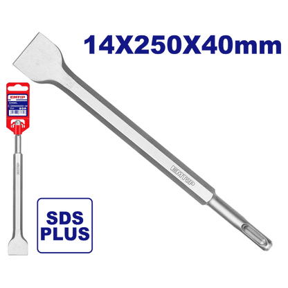 Burin plat SDS plus 14X250X40MM EMTOP ECHS132501 - SME IMPORT