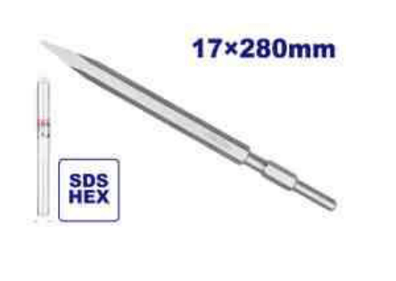 Burin pointu SDS hex – EMTOP ECHS072802 - SME IMPORT