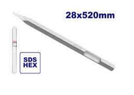 Burin pointu SDS hex – EMTOP EHCS082532 - SME IMPORT