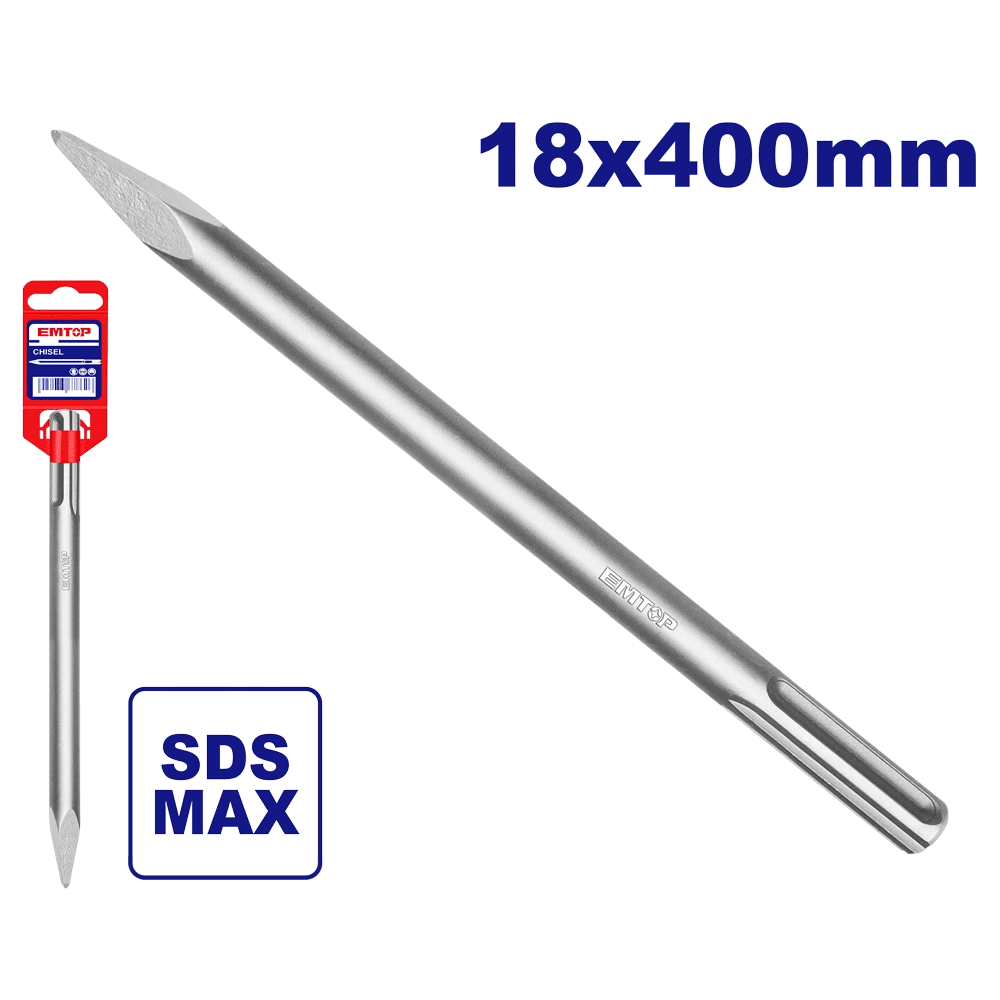 Burin pointu SDS max 400 EMTOP ECHS634001 - SME IMPORT