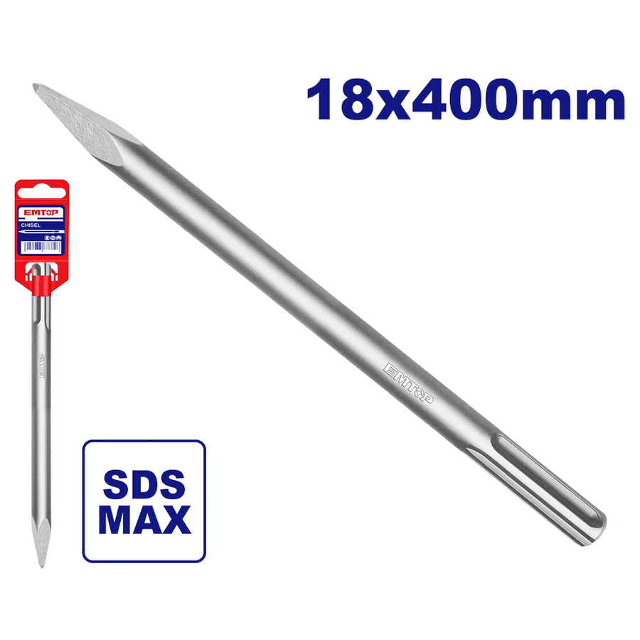 Burin pointu SDS max 400 EMTOP ECHS634001 - SME IMPORT