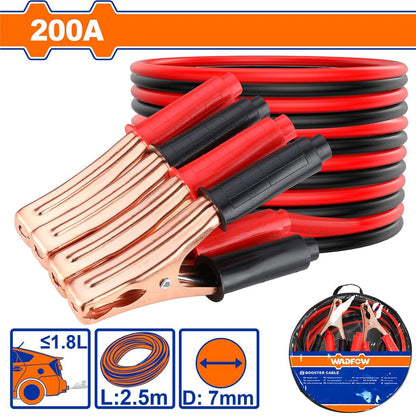 Cable de batterie 200a 2.5m WADFOW WBTC1901 - SME IMPORT