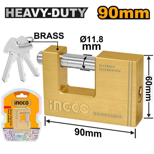 Cadenas en laiton Heavy Duty 90 mm – DBBPL0902 | Sécurité renforcée et durabilité maximale