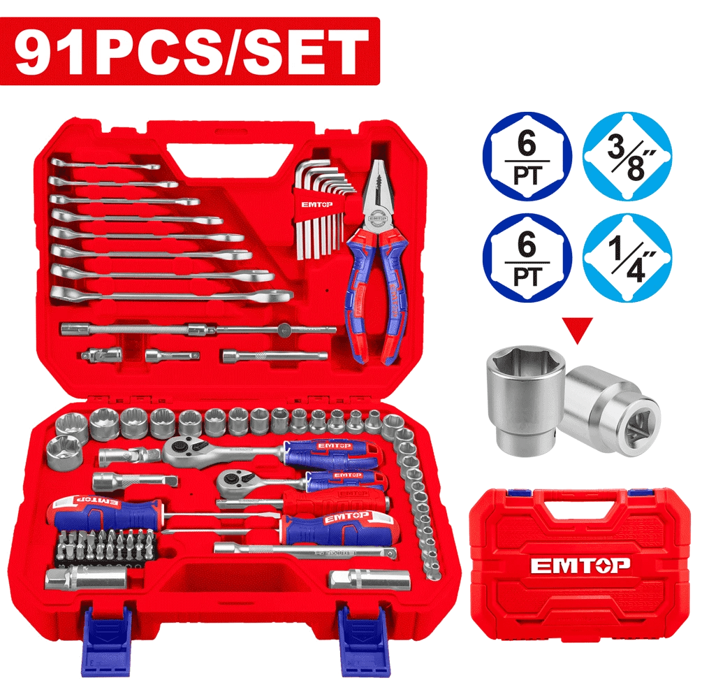 Caisse à outils 91P EMTOP EHTS00911 - SME IMPORT