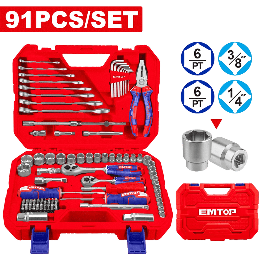 Caisse à outils 91P EMTOP EHTS00911 - SME IMPORT