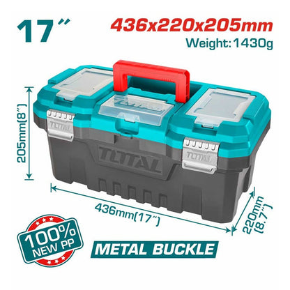 Caisse à outils en plastique – TOTAL TPBX0172 - SME IMPORT