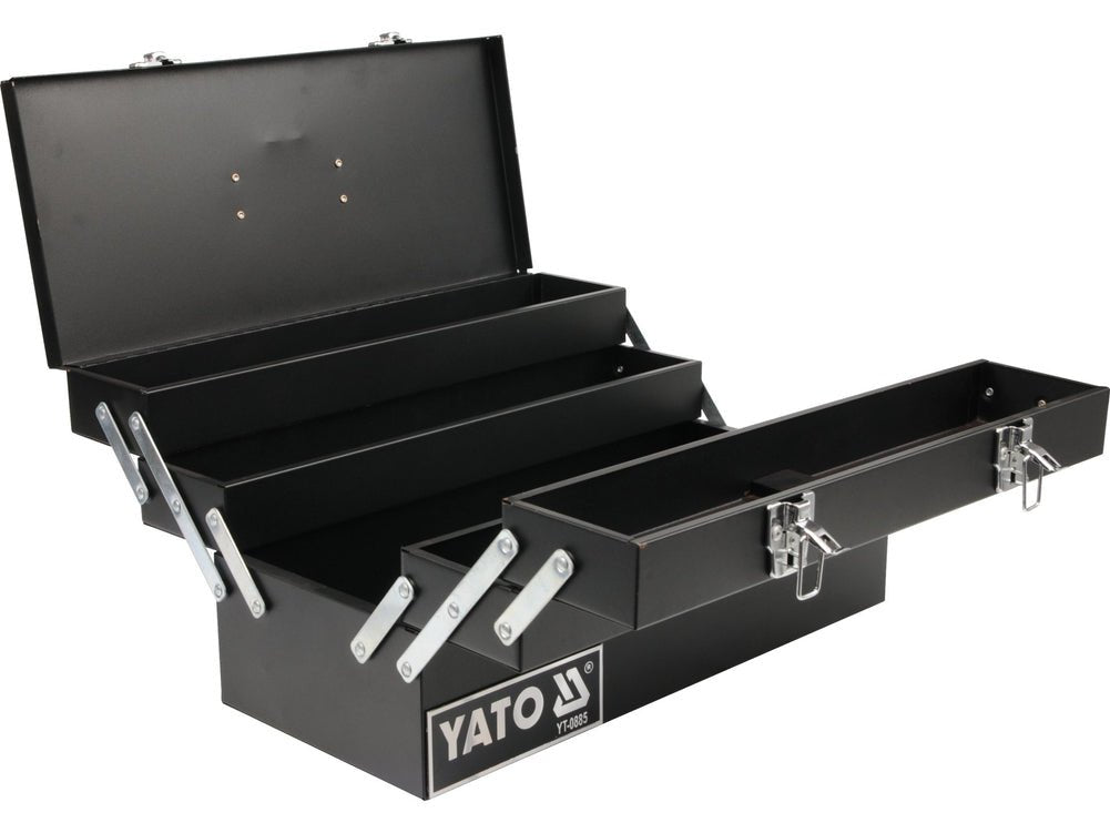CAISSE A OUTILS METAL 5 CASE 460X200X225MM — YATO YT-0885 - SME IMPORT
