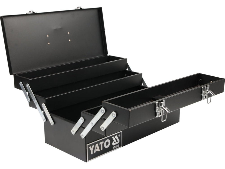 CAISSE A OUTILS METAL 5 CASE 460X200X225MM — YATO YT-0885 - SME IMPORT