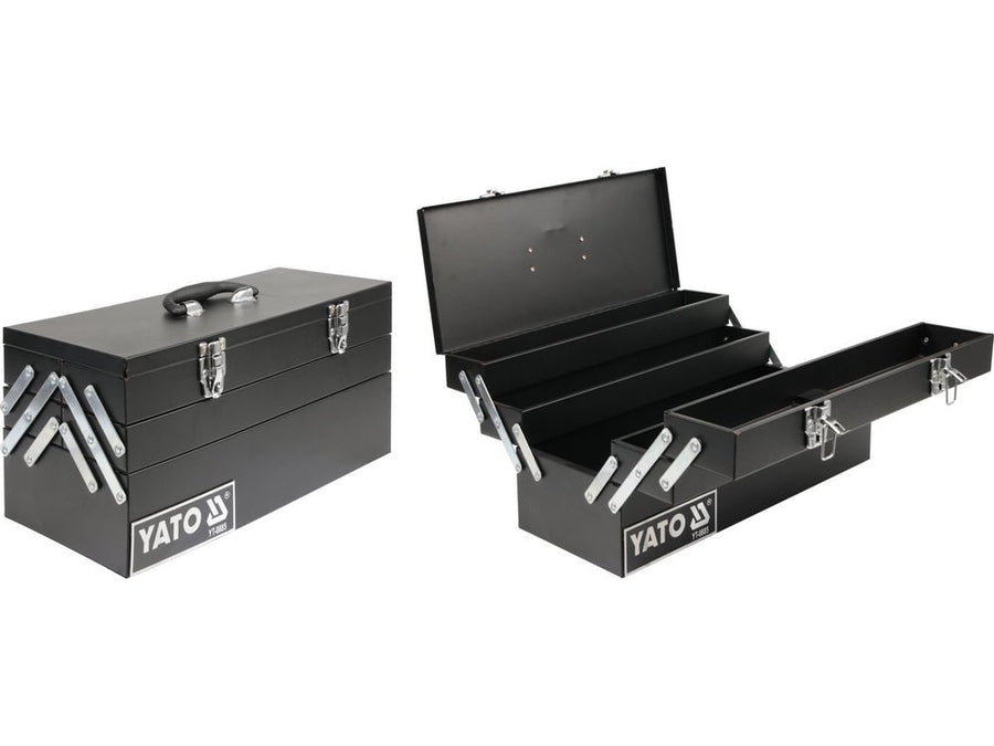 CAISSE A OUTILS METAL 5 CASE 460X200X225MM — YATO YT-0885 - SME IMPORT
