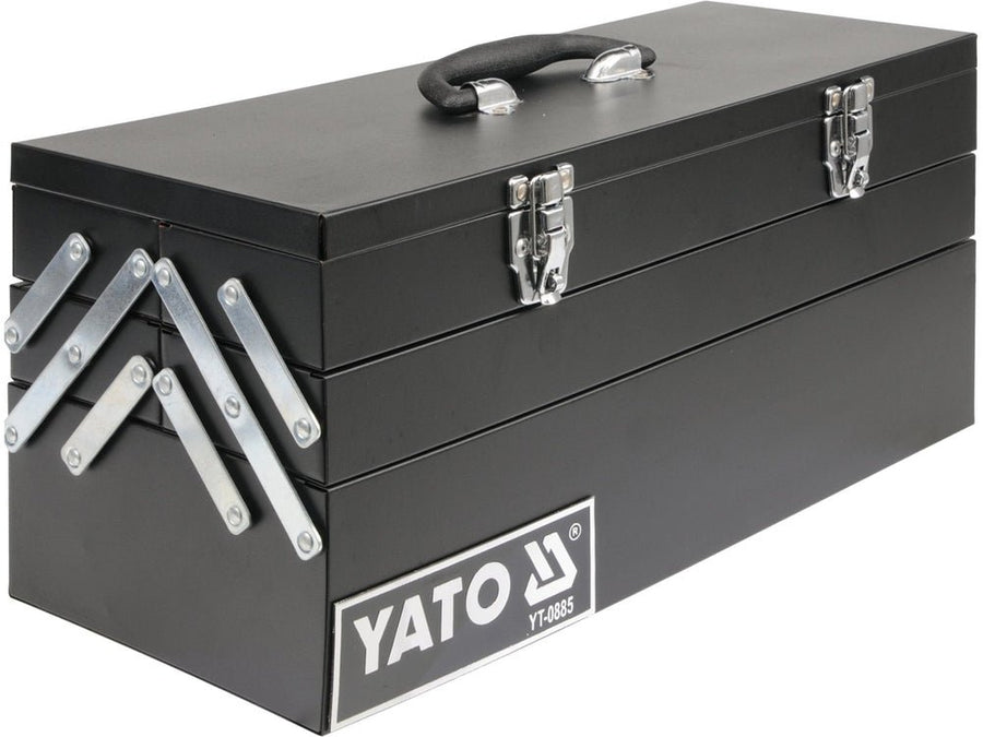 CAISSE A OUTILS METAL 5 CASE 460X200X225MM — YATO YT-0885 - SME IMPORT