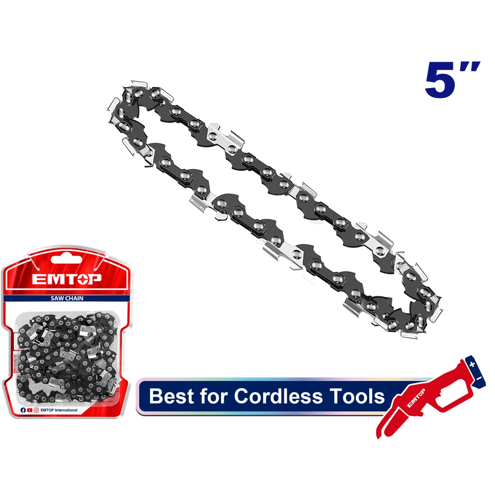 Chaine pour tronçonneuse 13CM EMTOP ECCL5051 - SME IMPORT