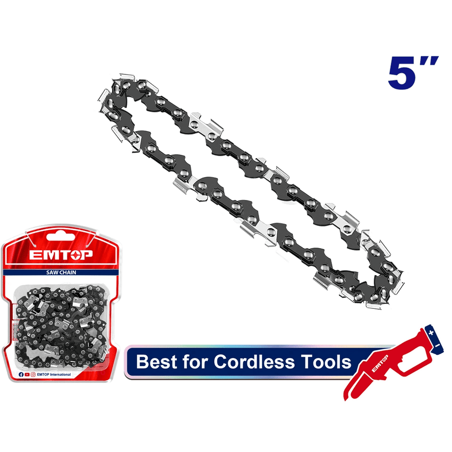 Chaine pour tronçonneuse 13CM EMTOP ECCL5051 - SME IMPORT