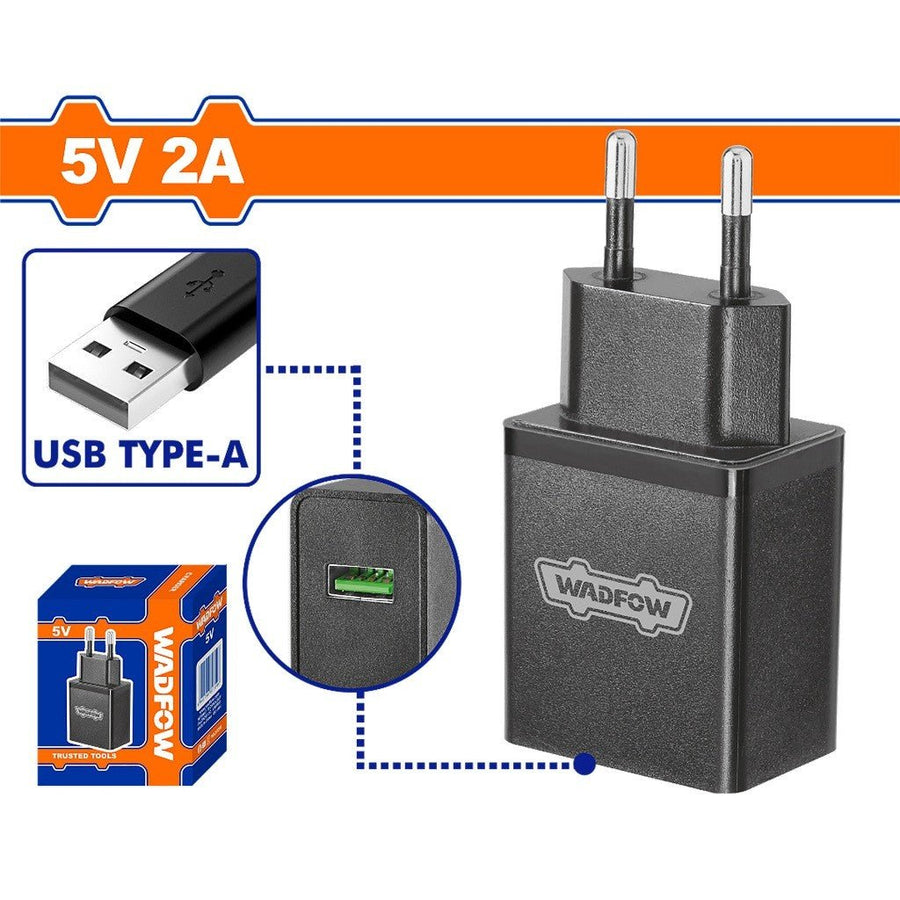 Chargeur 5v 2a type-c WADFOW WFCT552 - SME IMPORT