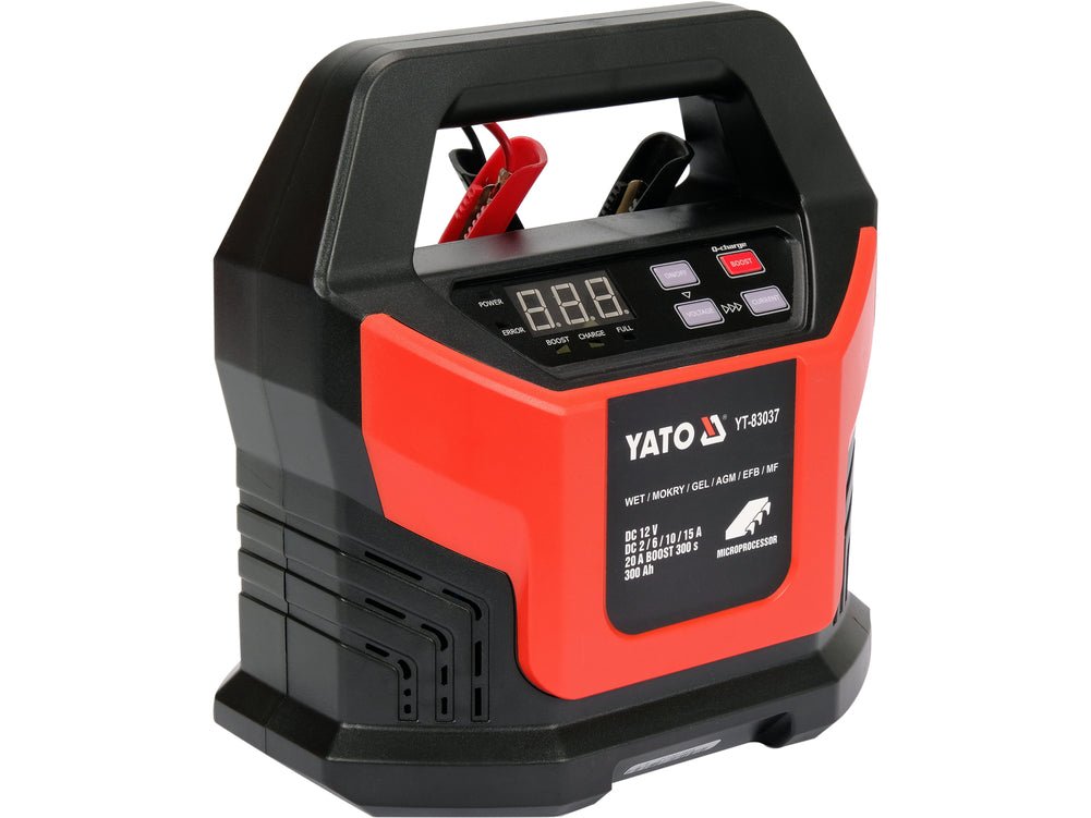 CHARGEUR BATTERIE ELECTRONIQUE DIGITAL 12V 300A — YATO YT-83037 - SME IMPORT
