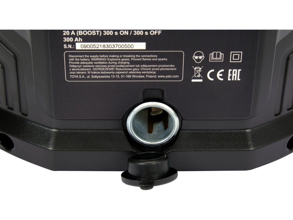 CHARGEUR BATTERIE ELECTRONIQUE DIGITAL 12V 300A — YATO YT-83037 - SME IMPORT