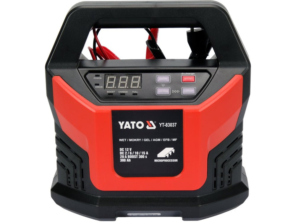 CHARGEUR BATTERIE ELECTRONIQUE DIGITAL 12V 300A — YATO YT-83037 - SME IMPORT