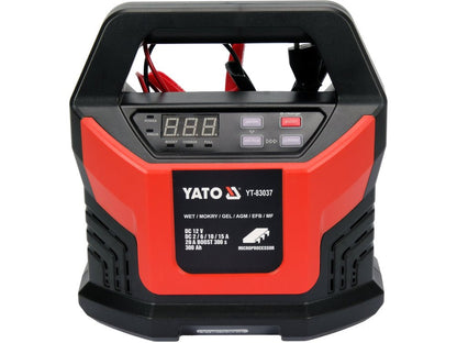 CHARGEUR BATTERIE ELECTRONIQUE DIGITAL 12V 300A — YATO YT-83037 - SME IMPORT