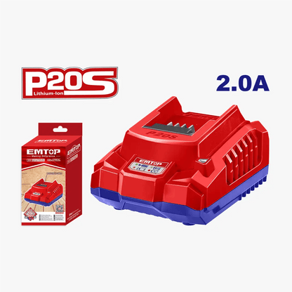 Chargeur de batterie 2AH EMTOP EFCR20200 - SME IMPORT