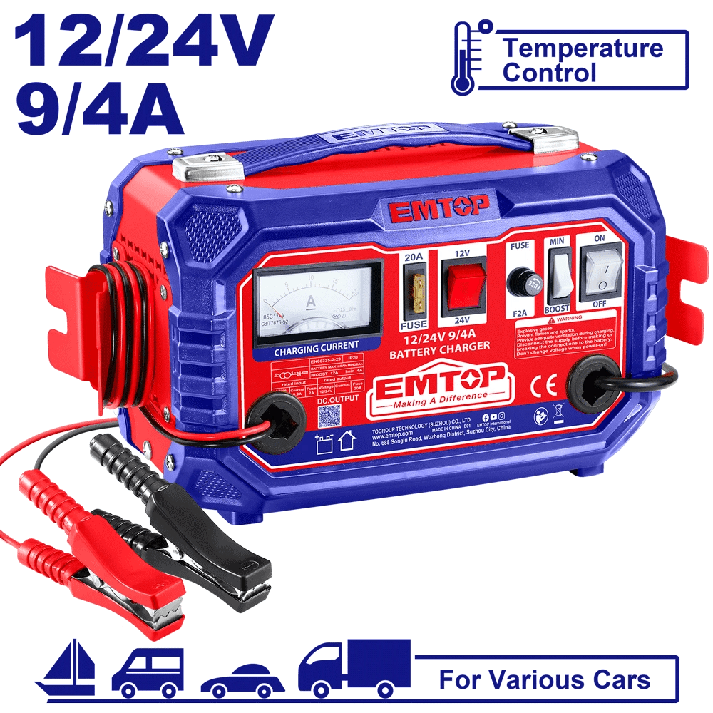 Chargeur de batterie EMTOP EFCR16011 - SME IMPORT