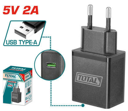 Chargeur TOTAL 5V 2A charge rapide pro TOTAL tcli120502