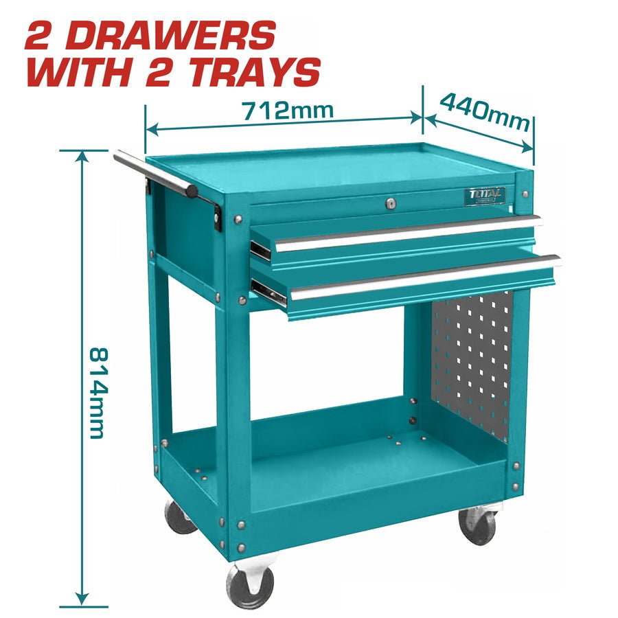 Chariot a outils 02 tiroirs THPTC201 - SME IMPORT