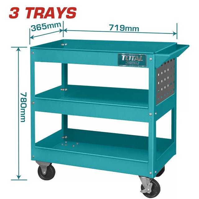 Chariot atelier 100 kg 4 roues TOTAL THPTC301 - SME IMPORT