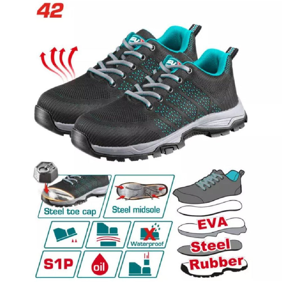 Chaussures de sécurité S1 pièces – pointure – TOTAL TSP206S1P.42 - SME IMPORT