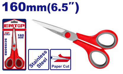 Ciseaux 160MM EMTOP EMSX2607 - SME IMPORT