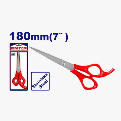 Ciseaux 180MM EMTOP EMSX3607 - SME IMPORT