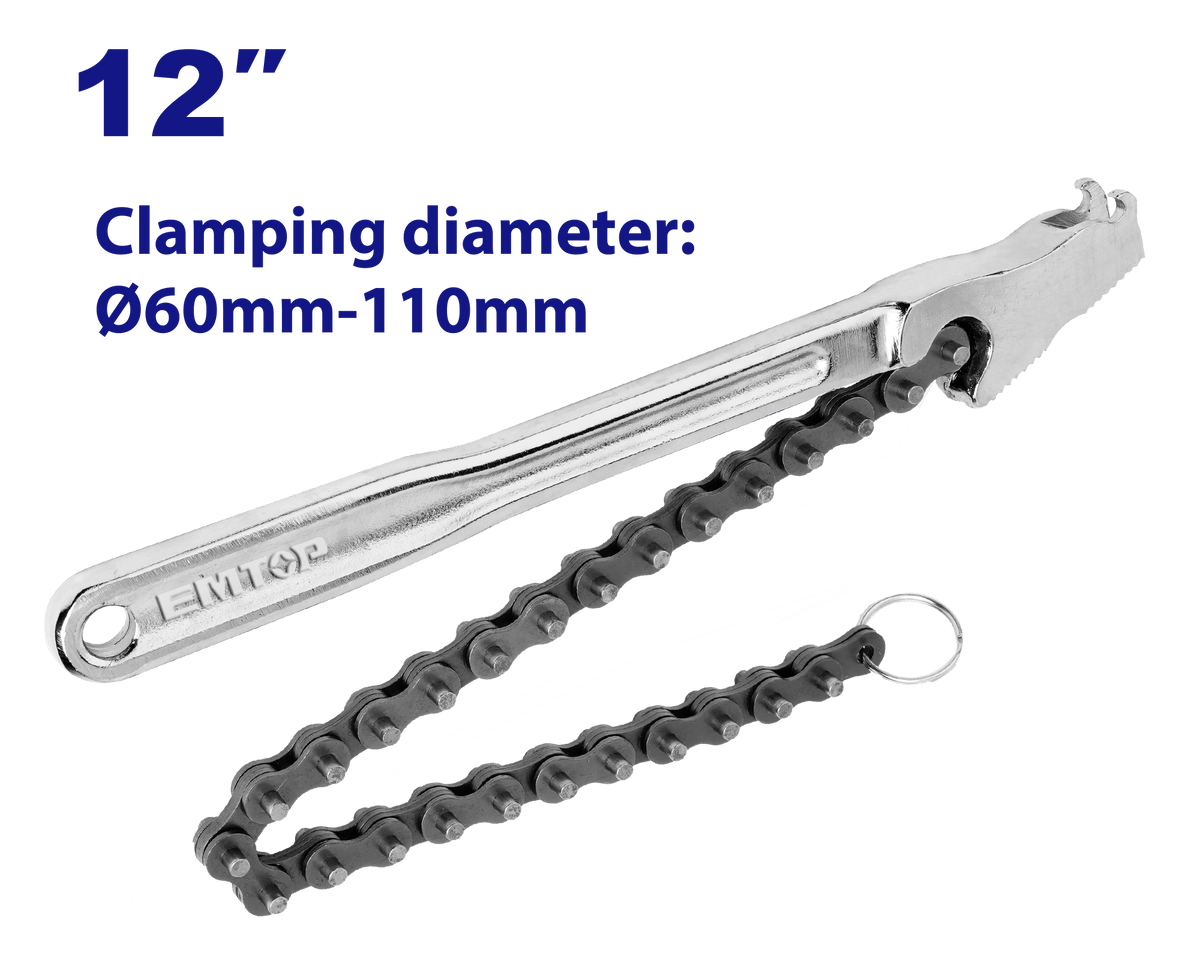 Clé à chaîne 60-110MM EMTOP EMAW1312 - SME IMPORT
