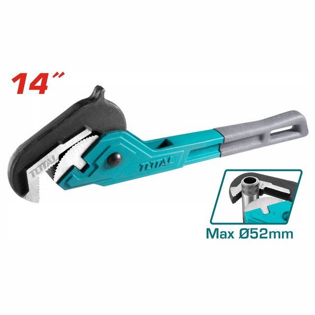 Clé à griffe cliquet TOTAL 14 pouces durable capacité max 52 mm THT171142 - SME IMPORT