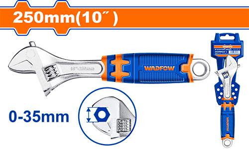 Cle a molette bleu/org 10" WADFOW WAW2210 - SME IMPORT