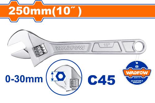 Cle a molette chrome 10" WADFOW WAW1110 - SME IMPORT