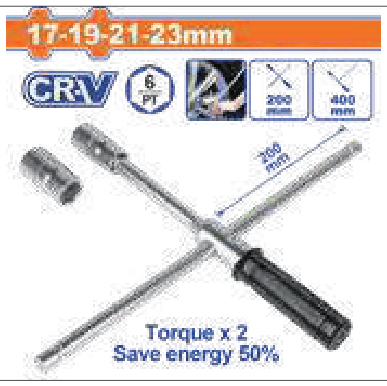 Clé en croix rapide – WADFOW WTH6516 - SME IMPORT