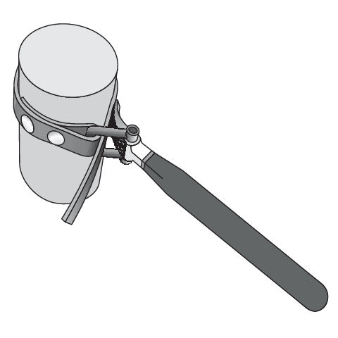 CLE FILTRE A HUILLE A CEINTURE CUIR 80-160MM — YATO YT-0824 - SME IMPORT
