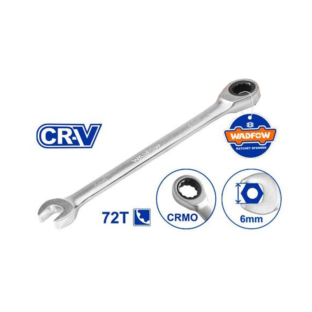 Cle mixte a cliquet 6 cr-v WADFOW WSA5106 - SME IMPORT