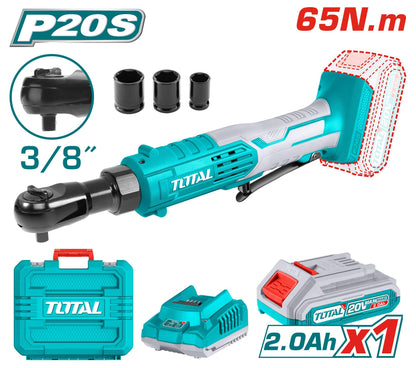 Cliquet TOTAL entrainement sans fil 20V efficace TDRLI2060152