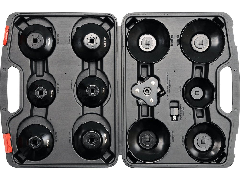 COFFRET CLE A FILTRE 13Pcs — YATO YT-0594 - SME IMPORT