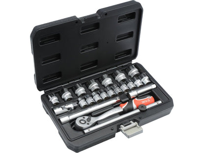 COFFRET DE DOUILLES 3/8" 22PCS — YATO YT-38561 - SME IMPORT